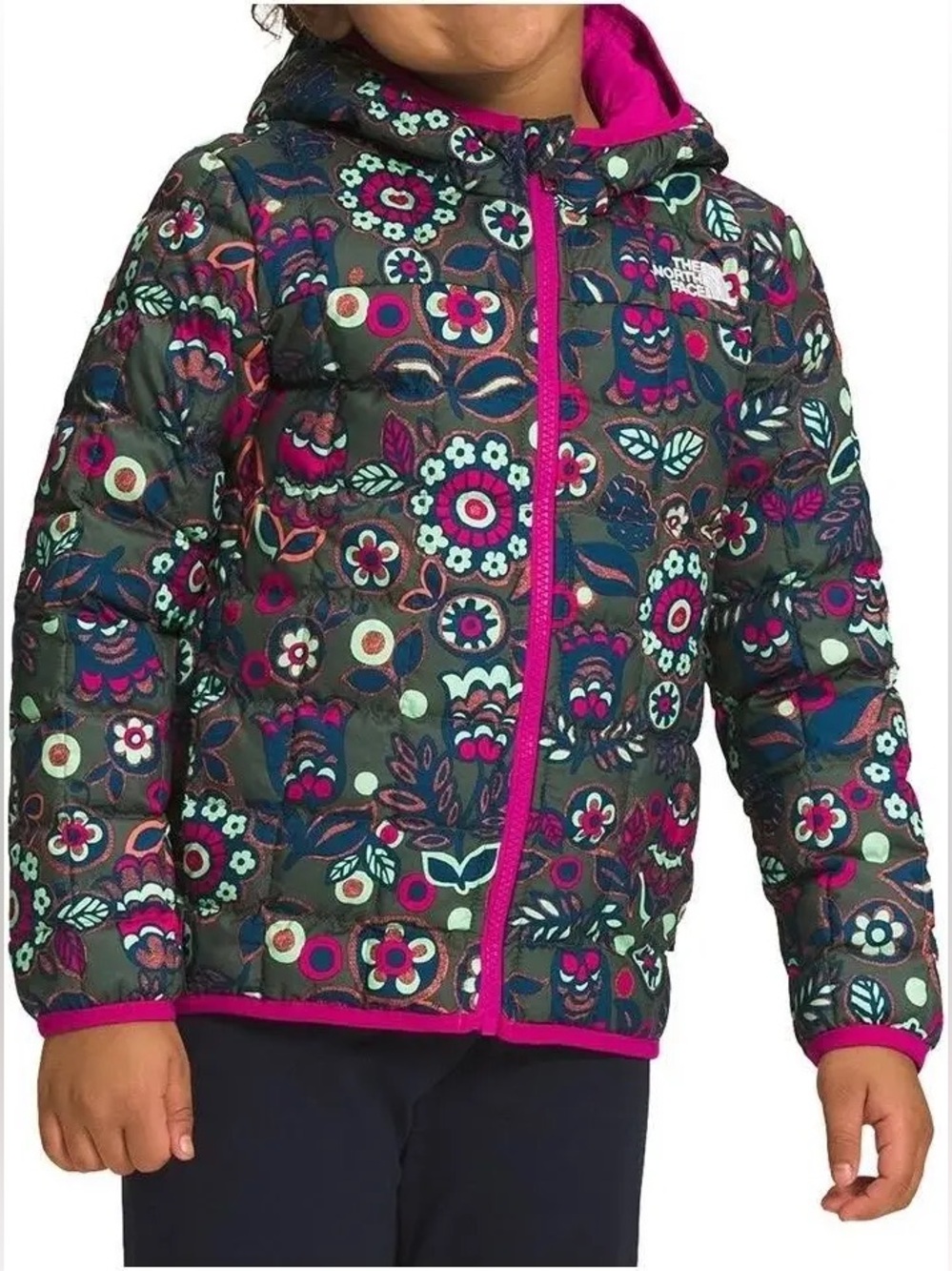 The North Face. Kids. THERMOBALL™ Hooded Warm Zip up Jacket.